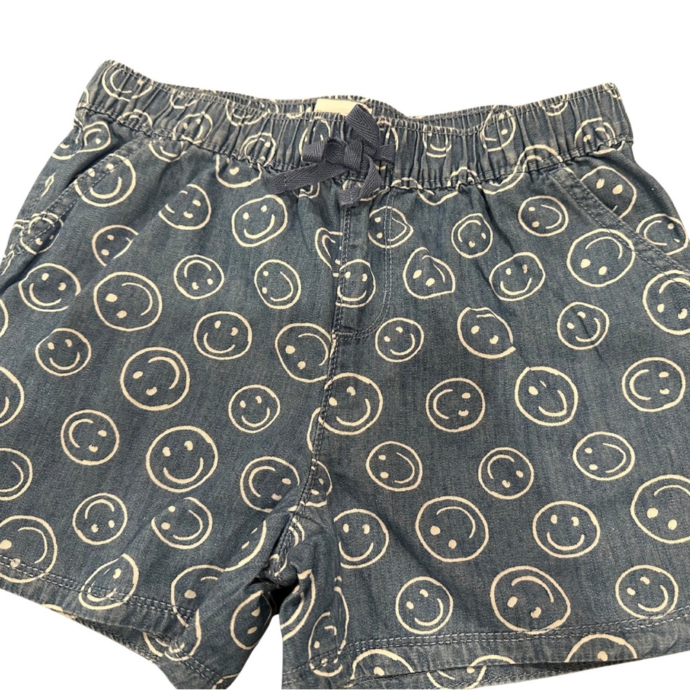 NWOT Smiley Face Denim Shorts